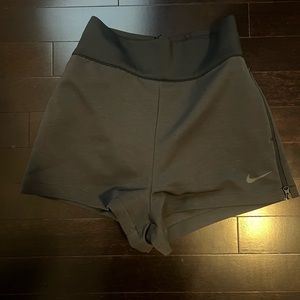 Gray nike shorts high waisted